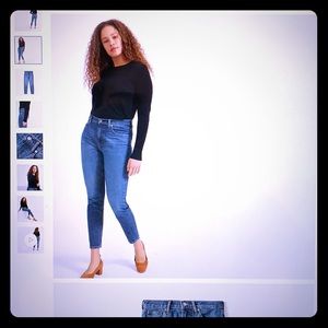 Everlane High-rise Skinny Jeans - Mid Blue